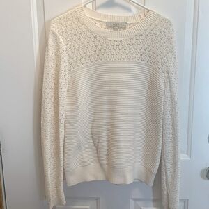 Loft Textured Stitch Sweater